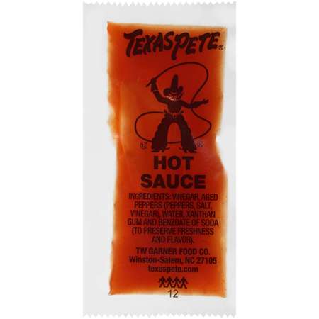 TEXAS PETE Texas Pete Hot Sauce 7g Packet, PK500 1.00347